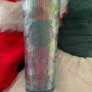 Starbucks cup green and blue tumble iridescent. Brand new with tags beautiful